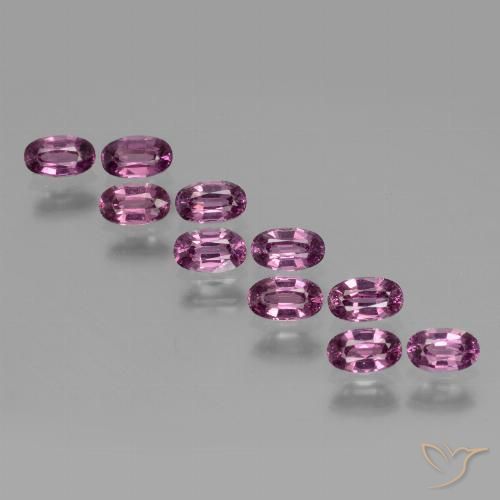 3.24ctw Natural Deep Purple Rhodolite Garnet, Oval, VS