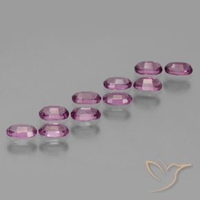 Rhodolite Garnet Gemstones in 5 x 3 mm (calibrated) Size for Sale, Rhodolite Garnet Stones in Deep Purple Color