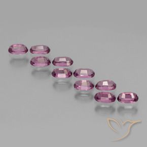 Rhodolite Garnet Gemstones in 5 x 3 mm (calibrated) Size for Sale, Rhodolite Garnet Stones in Medium Purple Color