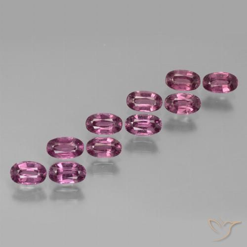 3.60ctw Natural Deep Purple Rhodolite Garnet, Oval, VS