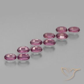 Rhodolite Garnet Gemstones in 5 x 3.2 mm Size for Sale, Rhodolite Garnet Stones in Deep Purple Color