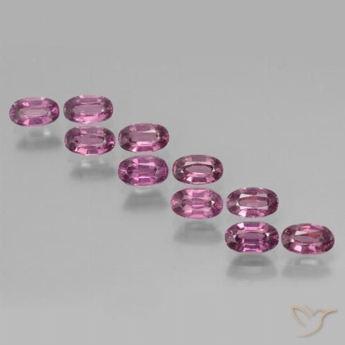 3.52ctw Natural Deep Purple Rhodolite Garnet, Oval, VS