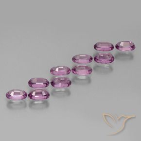 Rhodolite Garnet Gemstones in 5 x 3 mm (calibrated) Size for Sale, Rhodolite Garnet Stones in Medium Purple Color