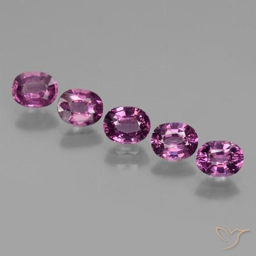 Granato rodolite a taglio ovale da 2,41 ct, 5 x 4 mm dalla Tanzania, Photo A