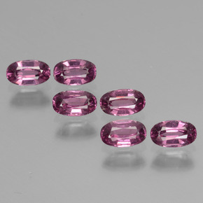2.03 ctw Pink Rhodolite Garnet Stones, Natural Rhodolite Garnet in Oval Facet Shape for Sale