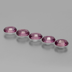 Rhodolite Garnet Gemstone in 6 x 4 mm (calibrated) Size for Sale, Rhodolite Garnet Stone in Pinkish Rose Color