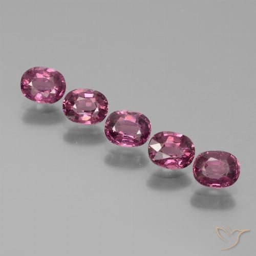 2.45ctw Natural Deep Magenta-Pink Rhodolite Garnet, Oval, VS