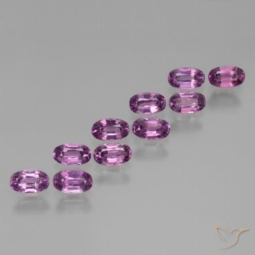 3.54ctw Natural Medium Purple Rhodolite Garnet, Oval, VS
