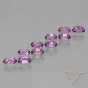 Rhodolite Garnet Gemstones in 5 x 3 mm (calibrated) Size for Sale, Rhodolite Garnet Stones in Medium Purple Color