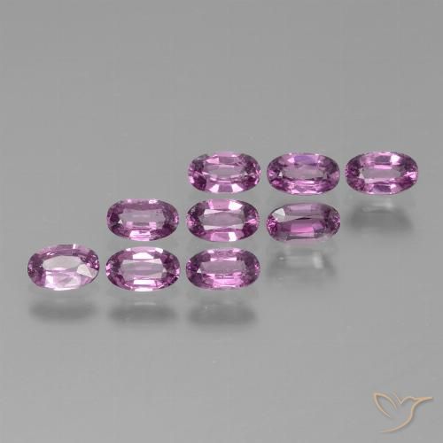 2.95 ct Oval Cut Rhodolite Garnet, 5.2 x 3.1 mm From Tanzania, Photo A