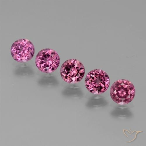2.44ctw Natural Medium Purple Rhodolite Garnet, Round, VS