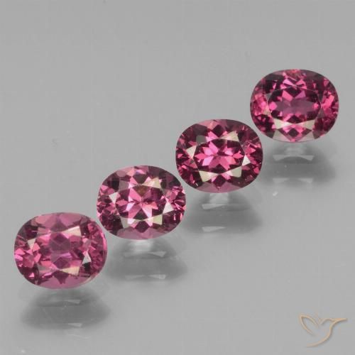 2.64ctw Natural Intense Purple Rhodolite Garnet, Oval, VS