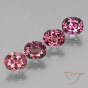 2.65 ctw Purple Rhodolite Garnet Stones, Natural Rhodolite Garnet in Oval Facet Shape for Sale
