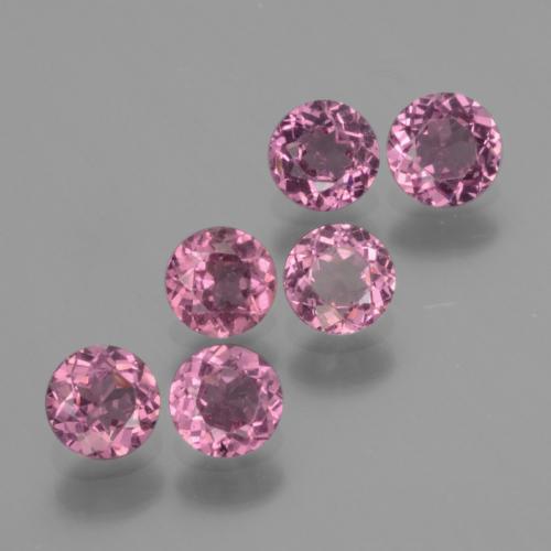 Deep Lavender Родолит Гранат Камень - 0.3ct Круглая Фасетная Огранка (ID: 441020)