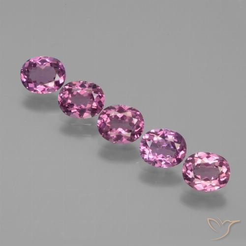 2.93ctw Natural Reddish Purple Rhodolite Garnet, Oval, VS