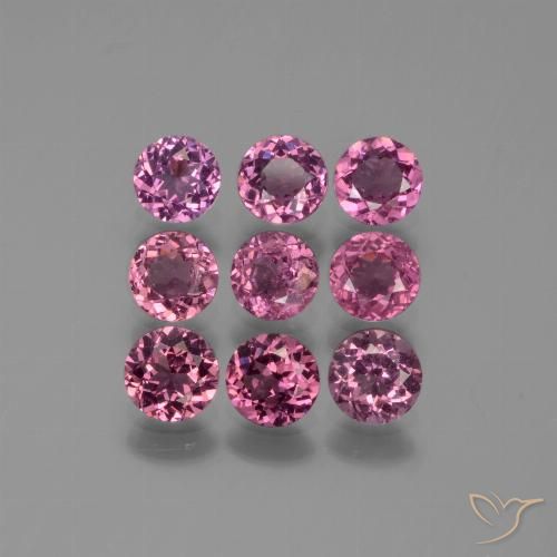 2.85ctw Natural Grape Rhodolite Garnet, Round, VS