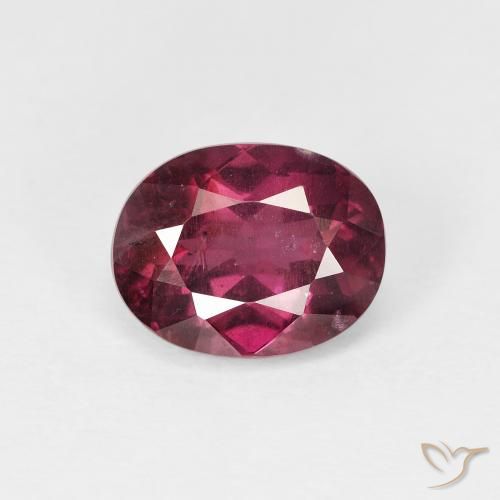 2.54 carat Oval Rhodolite Garnet Gemstone | loose Certified Rhodolite ...