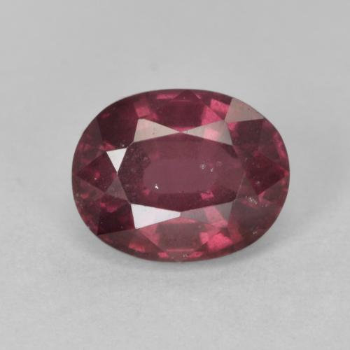 Красновато-пурпурный Родолит Гранат Камень - 2.1ct Фасетный Овал (ID: 441315)