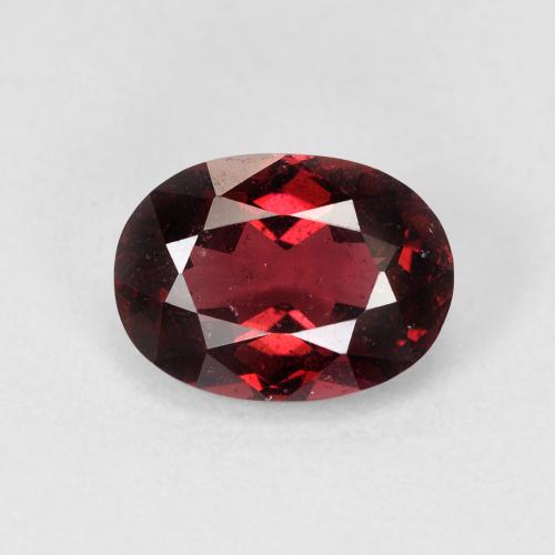 Medium-Light Purple Rhodolit-Granat Edelstein - 2.1ct Oval facettiert (ID: 441320)
