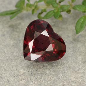 2ct Heart Facet Purplish Pink Rhodolite Garnet Gem for sale 2ct Heart Facet Purplish Pink Rhodolite Garnet Gem (ID: 488570)