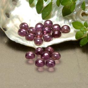 3.7ct Round Cabochon Purplish Pink Rhodolite Garnet for sale thumb image of 3.7ct Round Cabochon Purplish Pink Rhodolite Garnet (ID: 493173)