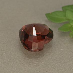 Rhodolite Garnet Gemstone in 7.6 x 6.8 mm Size for Sale, Rhodolite Garnet Stone in Sangria Red Color
