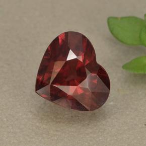 1.7ct Heart Facet Raspberry Red Rhodolite Garnet Gem for sale 1.7ct Heart Facet Raspberry Red Rhodolite Garnet Gem (ID: 497366)