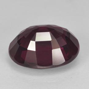Rhodolite Garnet Gemstone in 11.5 x 9 mm Size for Sale, Rhodolite Garnet Stone in Raspberry Red Color