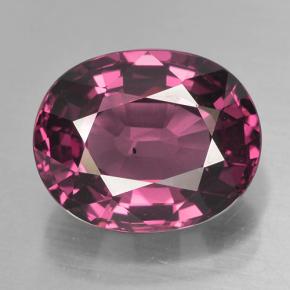 4.8ct Oval Facet Raspberry Red Rhodolite Garnet for sale thumb image of 4.8ct Oval Facet Raspberry Red Rhodolite Garnet (ID: 499583)