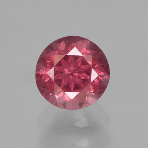 0.90 ct Pink Rhodolite Garnet Gemstone, Rhodolite Garnet Gem in Round Facet Shape for Sale.