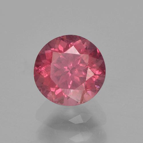 0.90 ct Pink Rhodolite Garnet Stone, Natural Rhodolite Garnet in Round Facet Shape for Sale