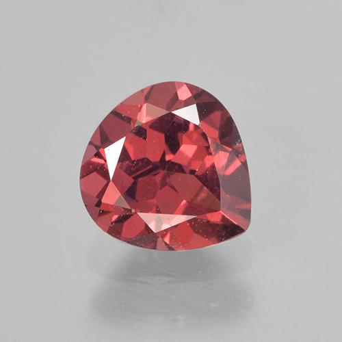 Rojo escarlata Granate Rodolita Gema - 0.9ct Corte en forma de pera (ID: 505556)