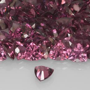 Rhodolite Garnet Gemstone in 5 x 5 mm (calibrated) Size for Sale, Rhodolite Garnet Stone in Raspberry Red Color