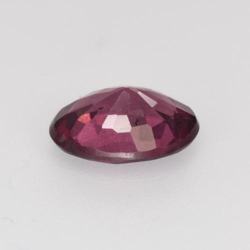 Rhodolite Garnet Gemstone in 7.1 x 5.2 mm Size for Sale, Rhodolite Garnet Stone in Raspberry Red Color