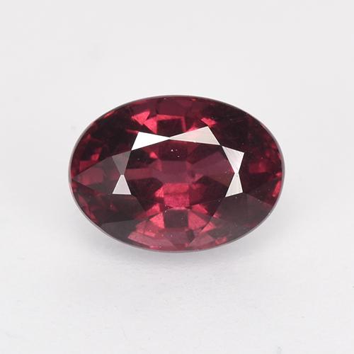 Raspberry Red Rhodolite Garnet Gem - 1.4ct Oval Facet (ID: 526010)