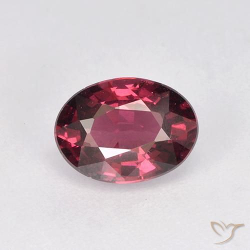 1.07ct Natural Purple-Red Rhodolite Garnet, Oval, VS