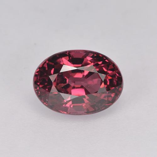 Himbeerrot Rhodolit-Granat Edelstein - 1.4ct Oval facettiert (ID: 526044)