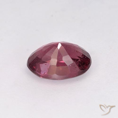 Rhodolite Garnet Gemstone in 7 x 5 mm (calibrated) Size for Sale, Rhodolite Garnet Stone in Medium Red Color