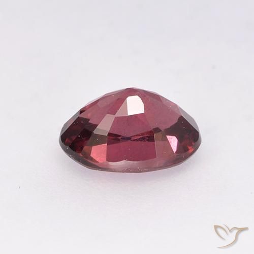 Rhodolite Garnet Gemstone in 7 x 5 mm (calibrated) Size for Sale, Rhodolite Garnet Stone in Medium-Dark Red Color