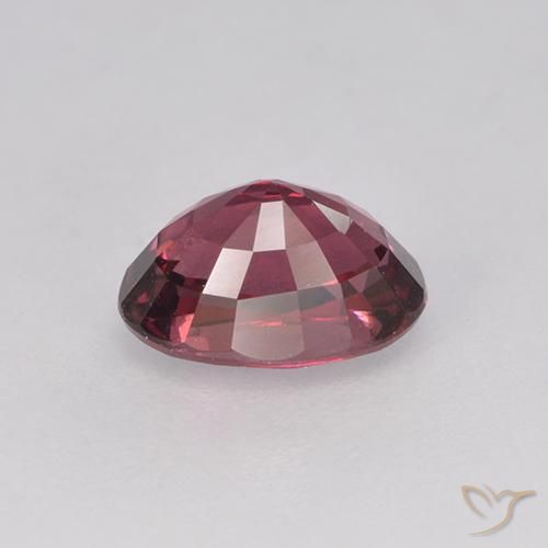 Rhodolite Garnet Gemstone in 7 x 5 mm (calibrated) Size for Sale, Rhodolite Garnet Stone in Medium-Dark Red Color