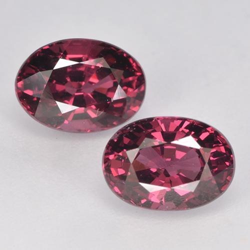 Medium Red Rhodolite Garnet Gem - 1.2ct Oval Facet (ID: 526058)
