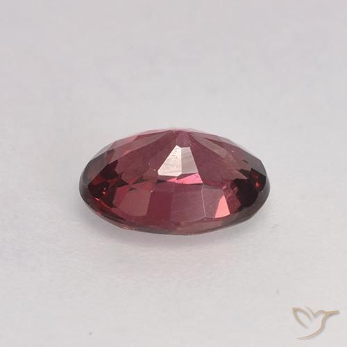 Rhodolite Garnet Gemstone in 7 x 5 mm (calibrated) Size for Sale, Rhodolite Garnet Stone in Medium-Dark Red Color