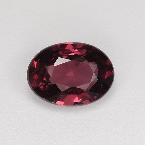 Purple-Red Родолит Гранат Камень - 1ct Фасетный Овал (ID: 527287)