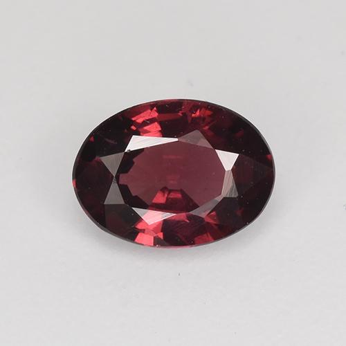ディープレッド ロードライトガーネット 宝石 - 0.8ct オーバル ファセット (ID: 527288)