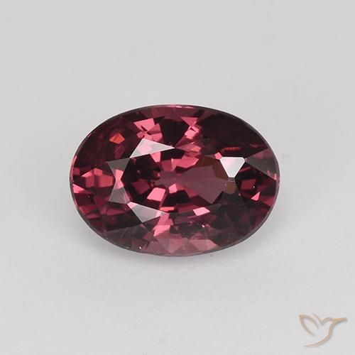 1.04 ct Oval Cut Rhodolite Garnet, 7 x 5.1 mm From Mozambique, Photo A