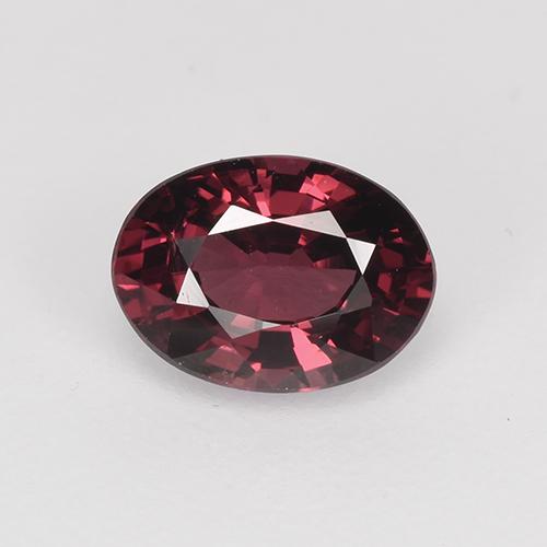Merlot Red Родолит Гранат Камень - 1.1ct Фасетный Овал (ID: 527296)
