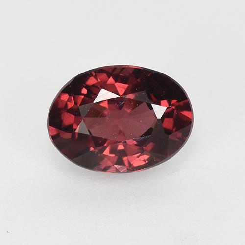 Medium Red Родолит Гранат Камень - 1ct Фасетный Овал (ID: 527949)