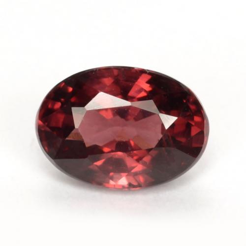 Deep Wine Red Родолит Гранат Камень - 1.2ct Фасетный Овал (ID: 538774)