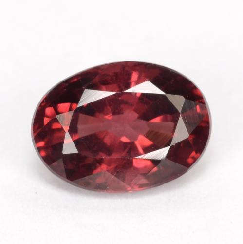 Rojo vino intenso Granate Rodolita Gema - 1.1ct Forma ovalada (ID: 539043)