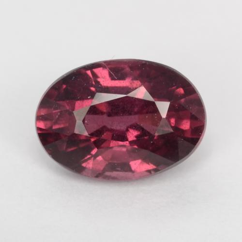 Deep Magenta Родолит Гранат Камень - 1.2ct Фасетный Овал (ID: 540348)